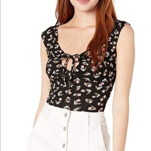 NWT Billabong Floral Bodysuit (Small)